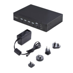 StarTech.com 4-port DisplayPort KVM-switch met Mouse Roaming en Multi-View / Picture-in-Picture, 4K 60Hz, USB 3.0 hub (5Gbps), Hotkey Bediening, TAA Compliant - Afbeelding 8