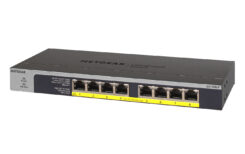 NETGEAR GS108LP Unmanaged Gigabit Ethernet (10/100/1000) Power over Ethernet (PoE) 1U Zwart, Grijs - Afbeelding 5