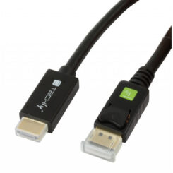 Techly ICOC DSP-H12-030 video kabel adapter 3 m DisplayPort HDMI Zwart - Afbeelding 6