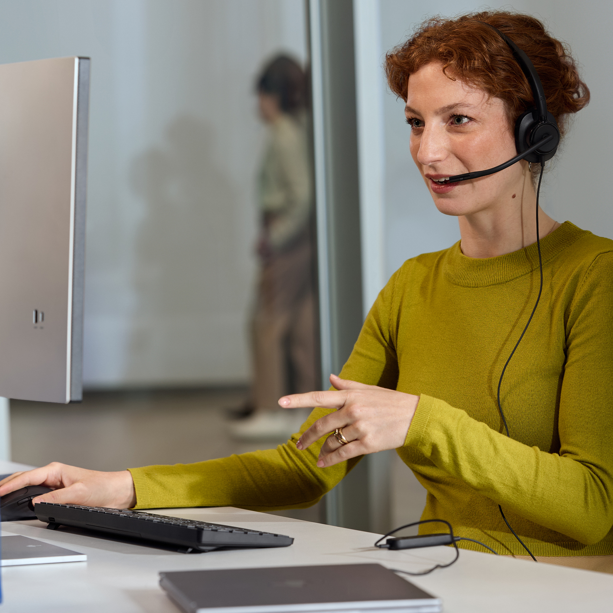 HP Poly Mission 415 Monaural USB Wired Headset - Afbeelding 6