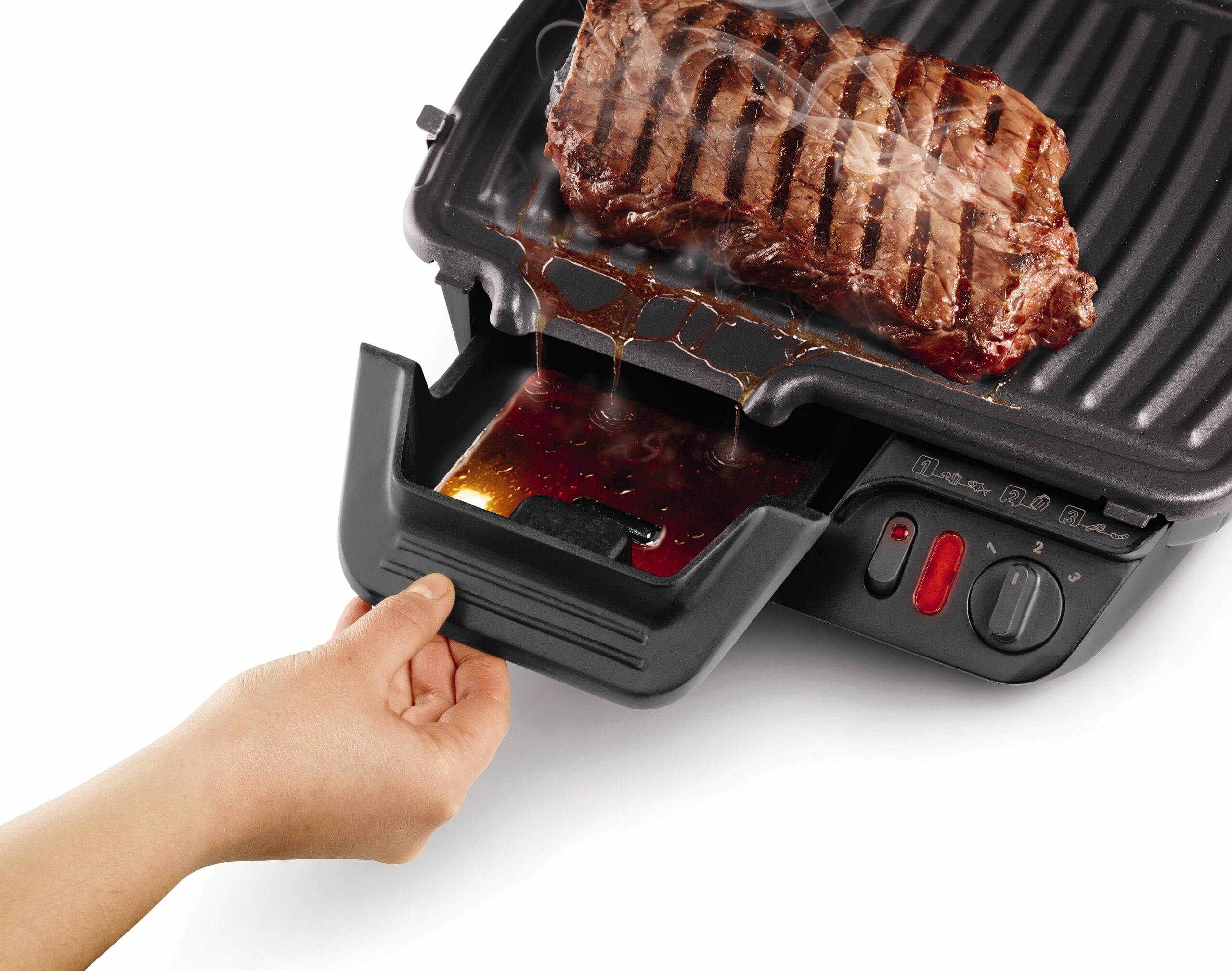 Tefal Contactgrill Ultra Compact 600 Classic GC3050 - Afbeelding 6
