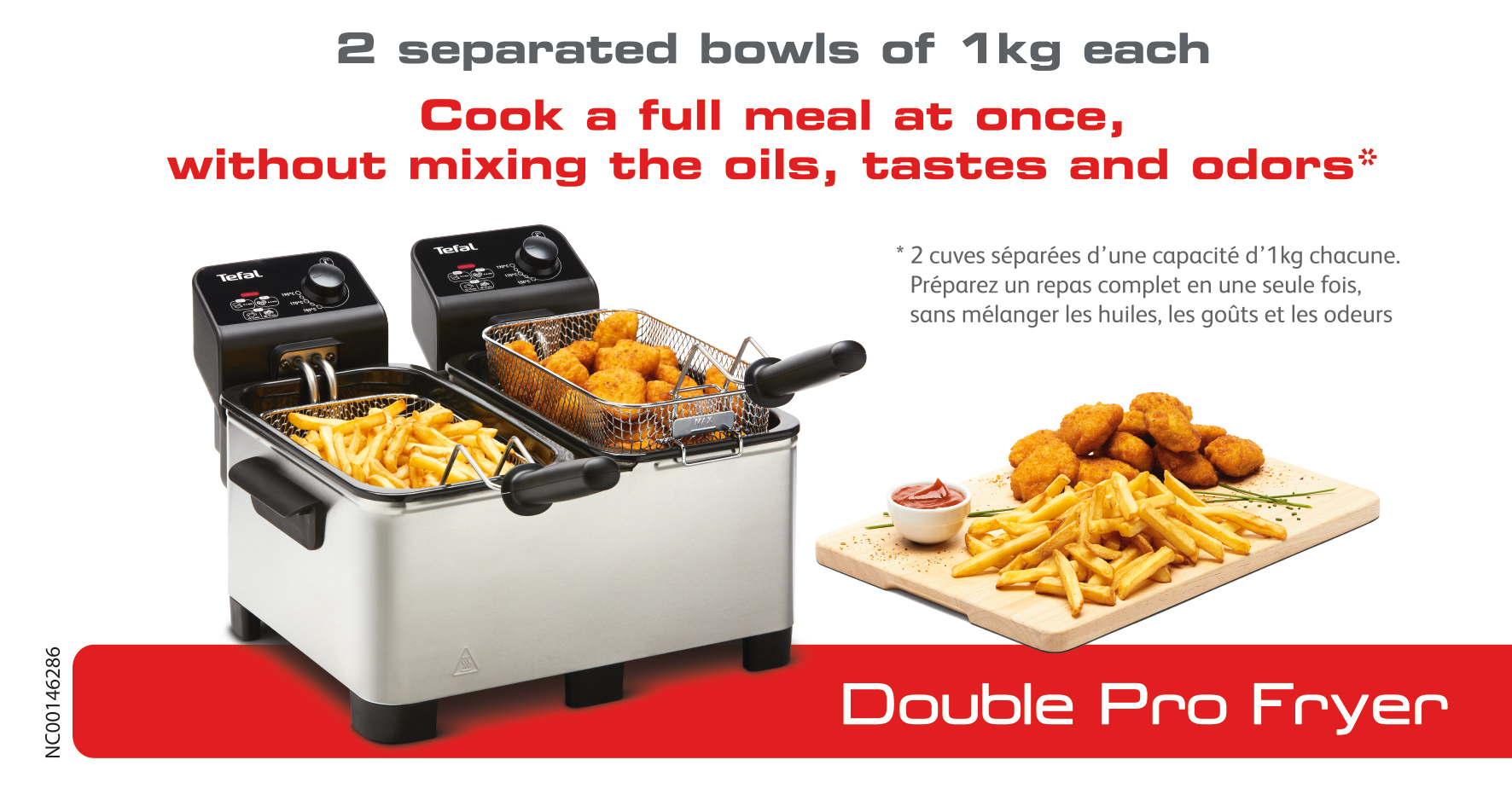Tefal Double Pro FR3610 dubbele friteuse - Afbeelding 10