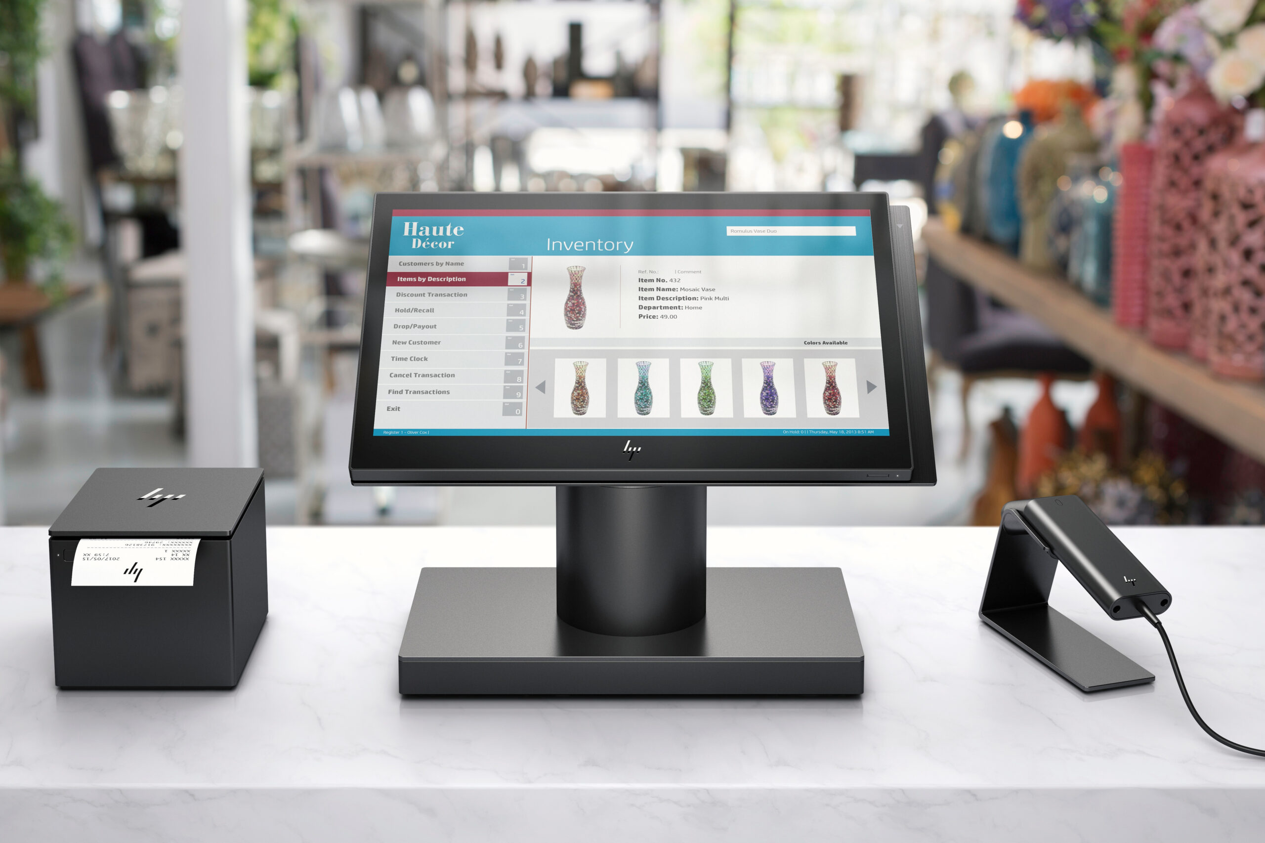 HP ElitePOS G1 Retail-System, Modell 141 3965U 2,2 GHz Alles-in-een 35,6 cm (14") 1920 x 1080 Pixels Touchscreen Zwart - Afbeelding 12