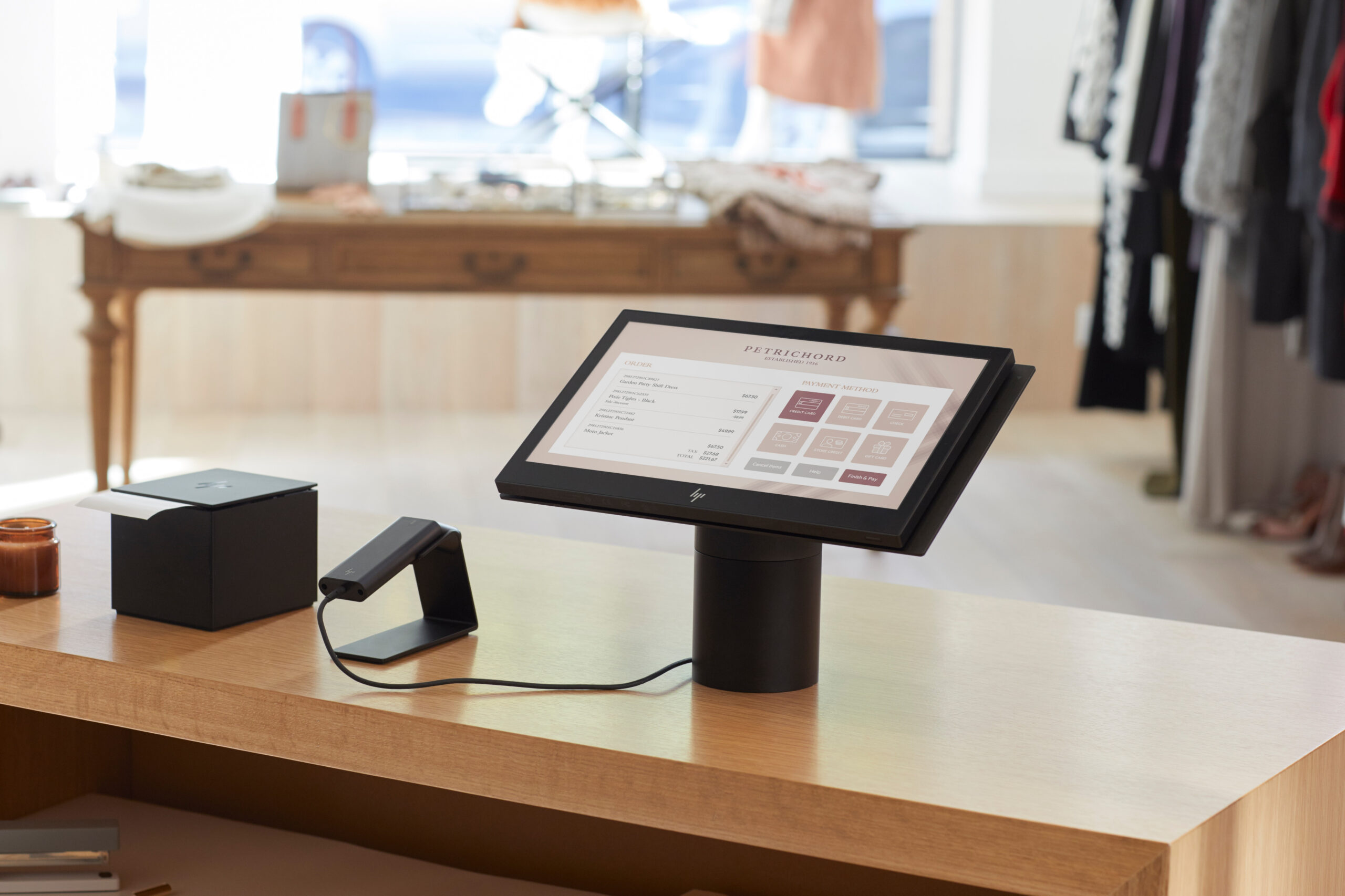 HP ElitePOS G1 Retail-System, Modell 141 3965U 2,2 GHz Alles-in-een 35,6 cm (14") 1920 x 1080 Pixels Touchscreen Zwart - Afbeelding 5