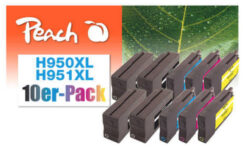 Peach 0F319837 inktcartridge 10 stuk(s) Blauw, Cyaan, Magenta, Geel - Afbeelding 2