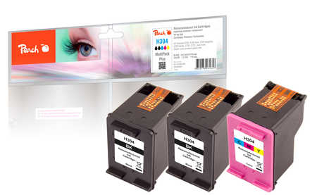Peach PI300-803 inktcartridge 3 stuk(s) Normaal rendement Zwart, Cyaan, Magenta, Geel - Afbeelding 2