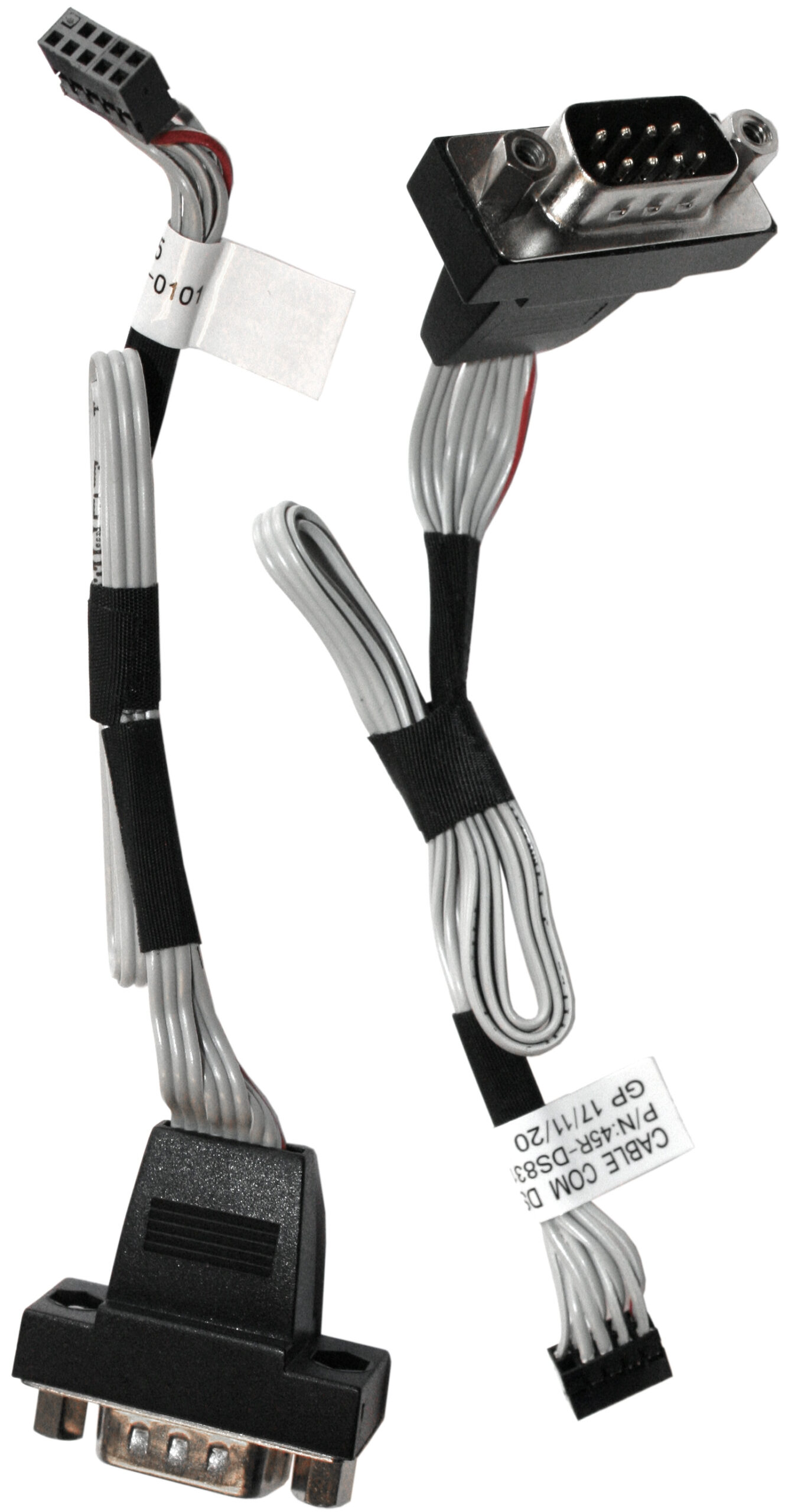 Shuttle XPC Accessory PCP21 2x COM port adapter cable 10-pin (2×5) Zwart, Grijs - Afbeelding 2