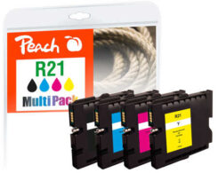 Peach PI400-97 inktcartridge 4 stuk(s) Compatibel Zwart, Cyaan, Magenta, Geel - Afbeelding 2