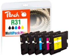 Peach PI400-84 inktcartridge 5 stuk(s) Compatibel Zwart, Cyaan, Magenta, Geel - Afbeelding 2