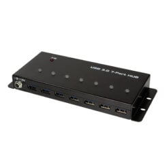 LogiLink UA0317 interface hub USB 3.2 Gen 1 (3.1 Gen 1) Type-B 5000 Mbit/s Zwart