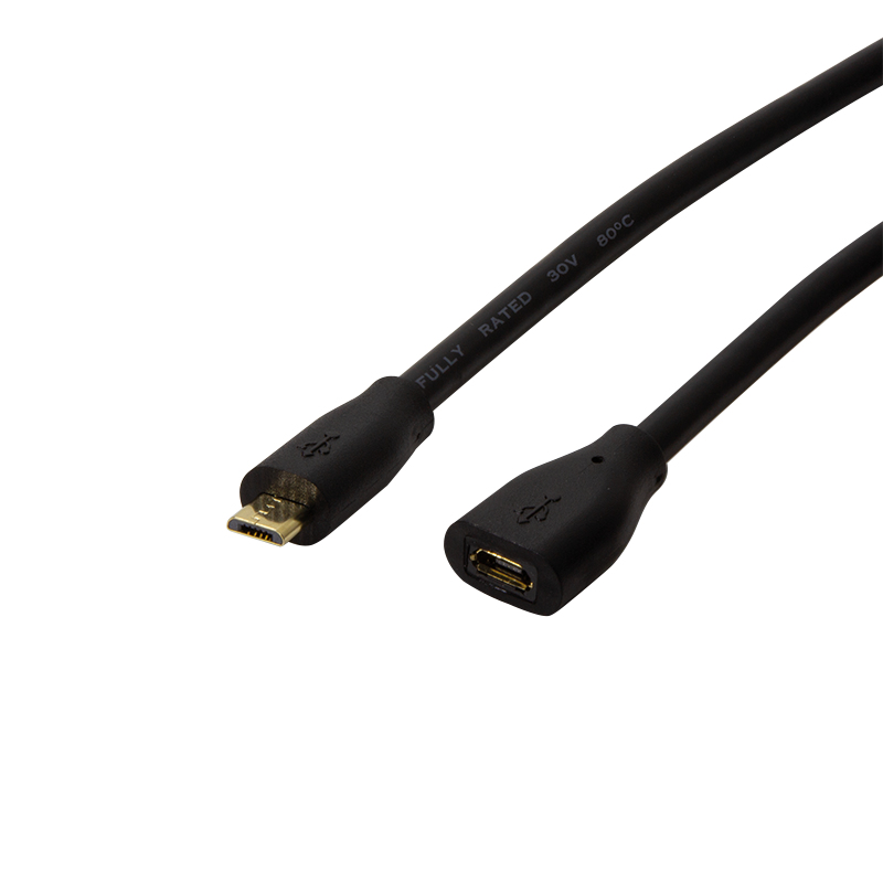 LogiLink CU0120 USB-kabel USB 2.0 0,5 m Micro-USB B 0,48 Gbit/s Zwart