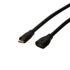 LogiLink CU0123 USB-kabel USB 2.0 2 m Micro-USB B 0,48 Gbit/s Zwart - Afbeelding 2