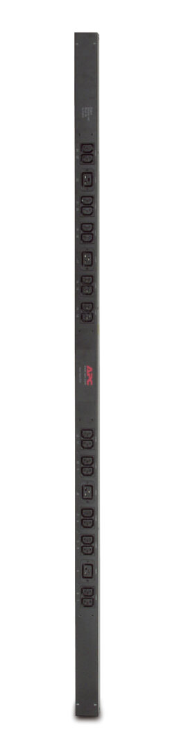 APC Rack PDU, Basic, ZeroU, 16A, 230V, (20x) C13 & (4x) C19, IEC 309 16A stekker - Afbeelding 2