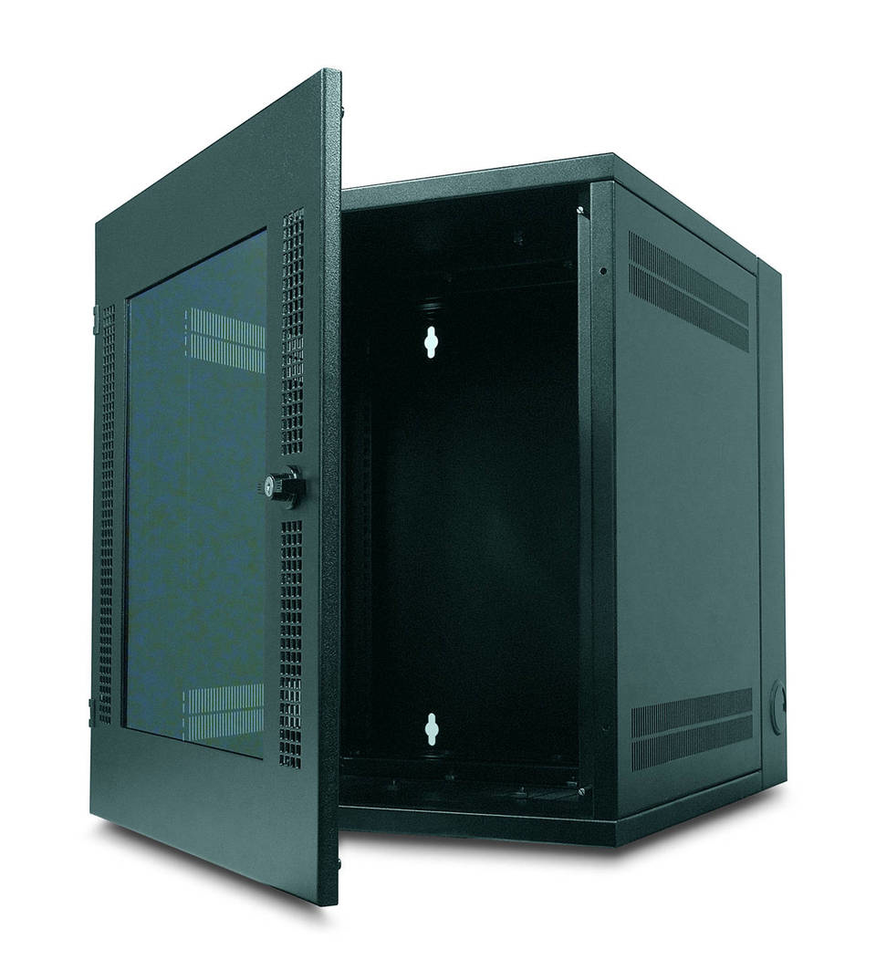 APC NetShelter WX AR100 13U/HE hoog, 19inch Wandkast, Muurbevestiging, Glazen deur - Afbeelding 4