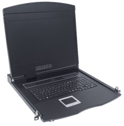 Intellinet 508025 rack console 43,2 cm (17") 1280 x 1024 Pixels Zwart 1U - Afbeelding 4
