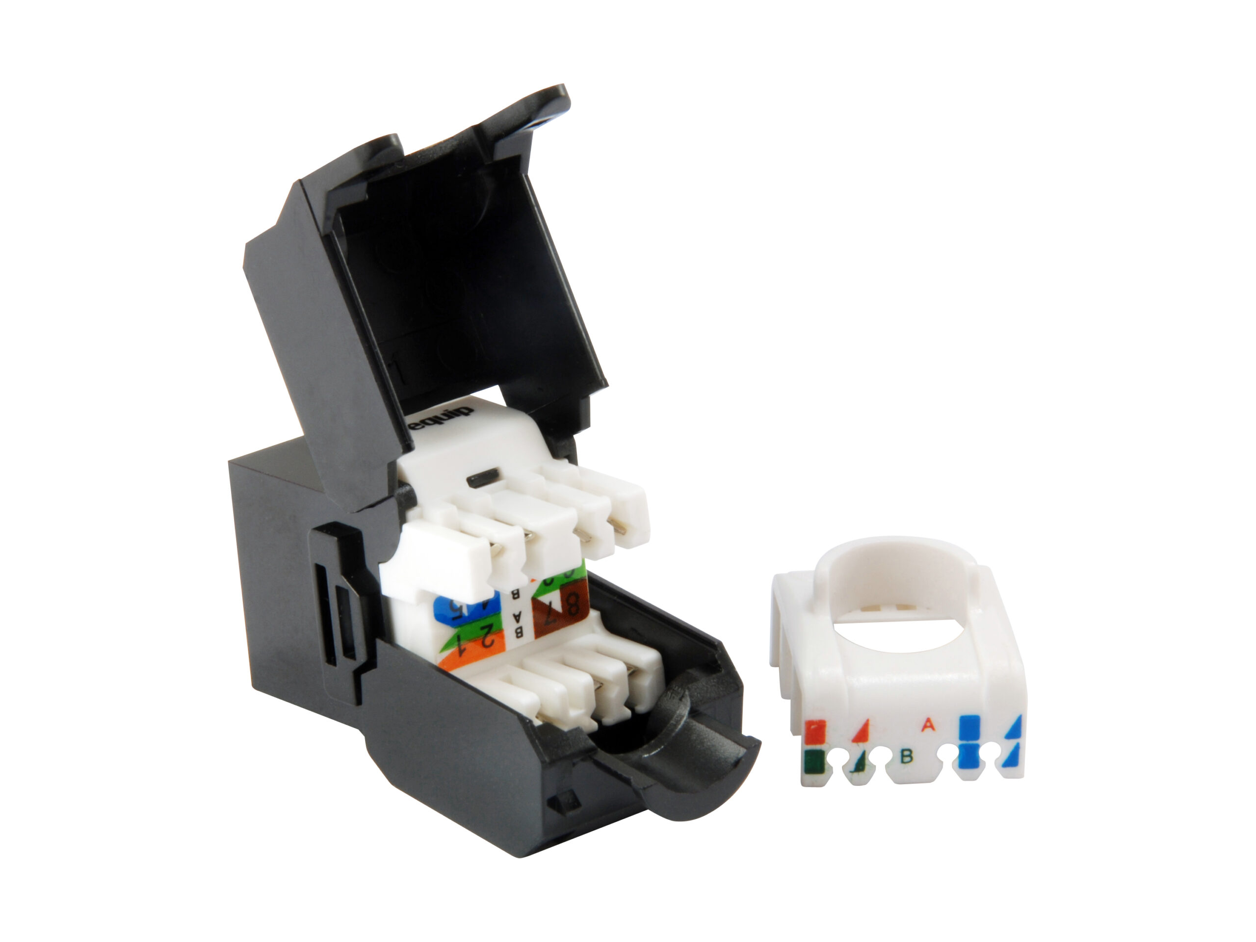 Equip 769226 tussenstuk voor kabels RJ-45 LSA Zwart - Afbeelding 5