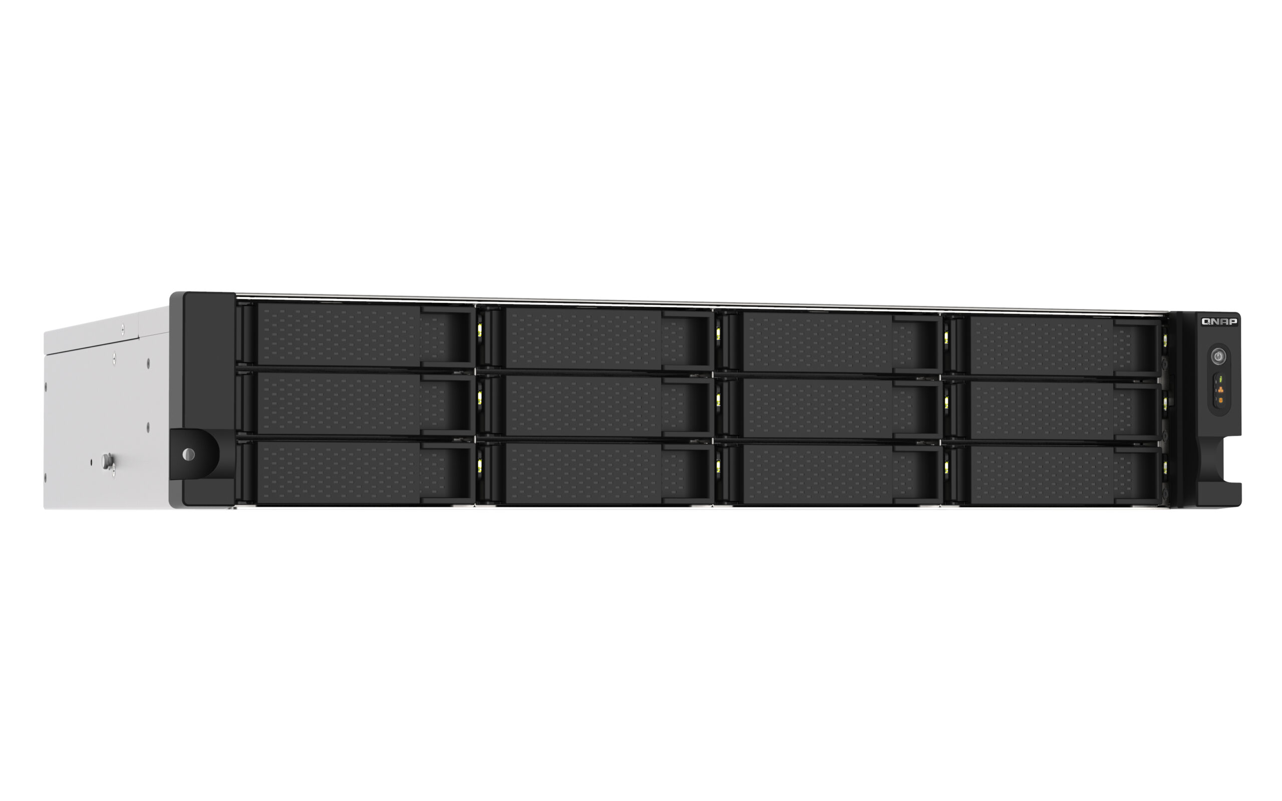 QNAP TS-1273AU-RP-8G data-opslag-server NAS Rack (2U) Ryzen Embedded V1500B 8 GB DDR4 0 TB QNAP QTS Aluminium, Zwart - Afbeelding 6