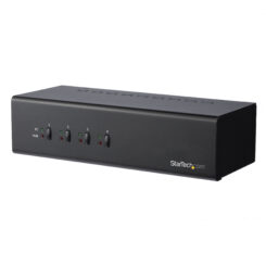 StarTech.com 4 poorts dual monitor Dual-Link DVI KVM switch met USB 3.0 hub 4K 60Hz