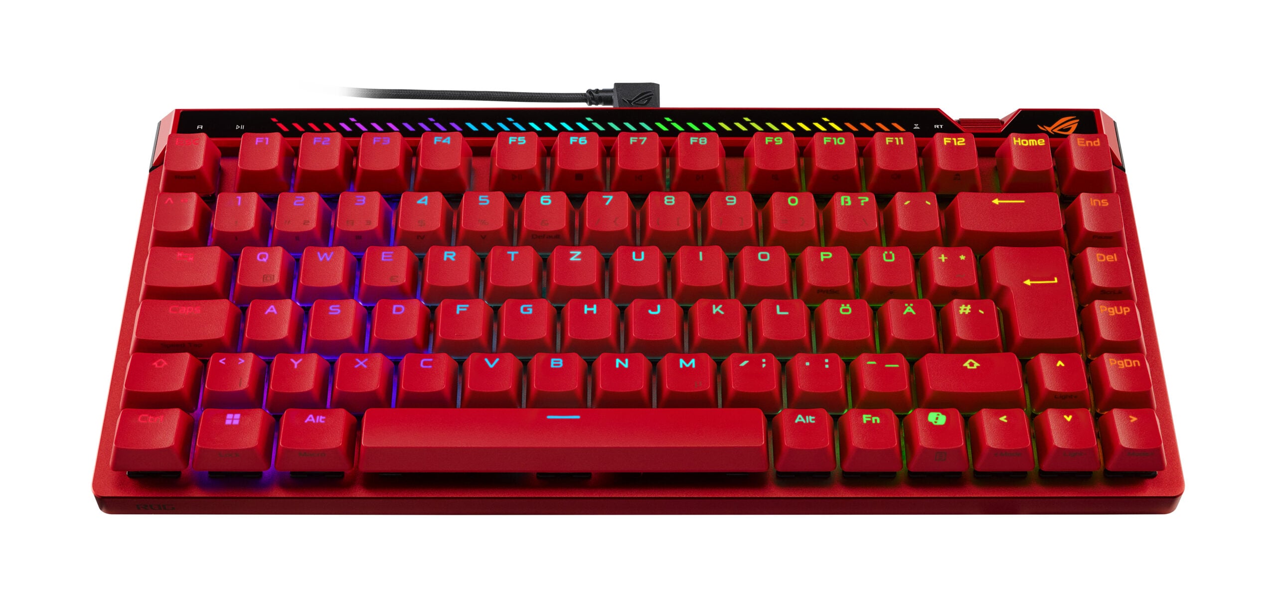 ASUS ROG Falchion Ace 75 HE toetsenbord Gamen USB QWERTZ Rood - Afbeelding 3