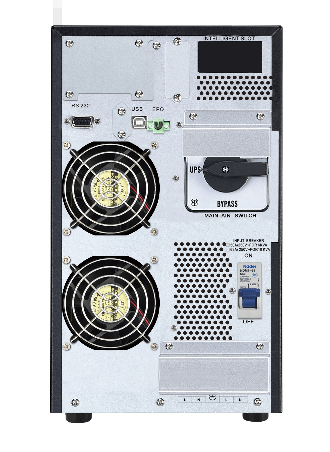 APC Easy-UPS On-Line SRV6KIL Noodstroomvoeding - 6000VA, Hardwire 1fase uitgang, USB, extendable runtime - Afbeelding 3
