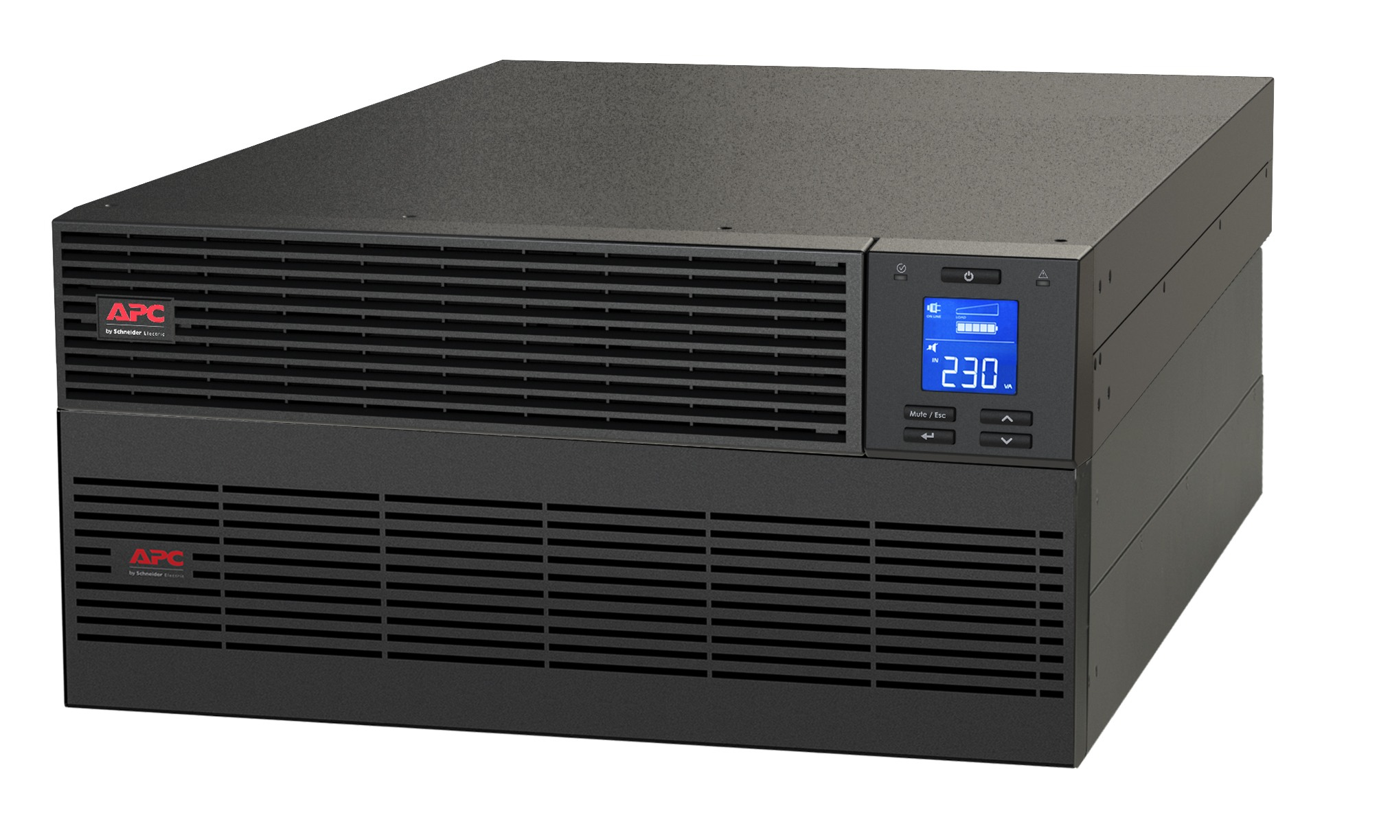 APC Easy-UPS On-Line SRV10KRILRK - 10000VA, Hardwire 1 fase uitgang, USB, Railkit, extendable runtime