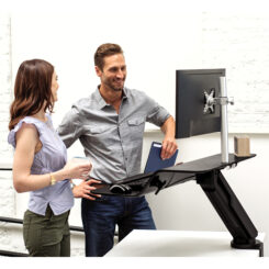 Fellowes Lotus RT Zit-Sta werkstation – enkele/zwart - Afbeelding 7