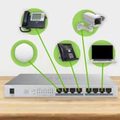 Zyxel GS1008HP Unmanaged Gigabit Ethernet (10/100/1000) Power over Ethernet (PoE) Grijs - Afbeelding 8