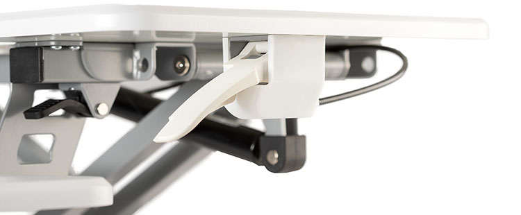 BakkerElkhuizen Adjustable Sit-Stand Desk Riser 2 White - Afbeelding 5