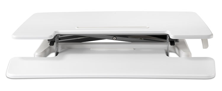 BakkerElkhuizen Adjustable Sit-Stand Desk Riser 2 White - Afbeelding 4
