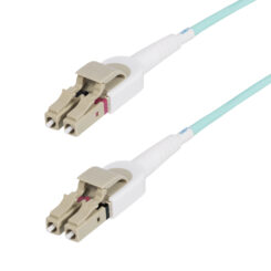 StarTech.com 5m LC naar LC (UPC) OM4 Multimode Glasvezelkabel met Schakelbare Polariteit, 50/125µm, 100G Netwerken, Buigbestendig, Low Insertion Loss, LSZH Fiber Patchkabel