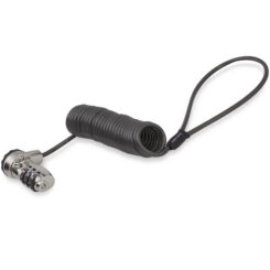 StarTech.com LTLOCK3DCOIL kabelslot Zwart, Roestvrijstaal 1,8 m - Afbeelding 4