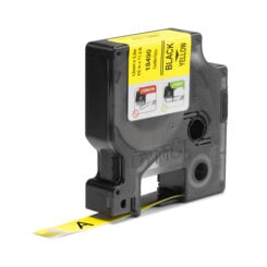 DYMO Rhino industriële Flexibele Nylon Labels | 12 mm x 3,5 m | zwarte afdruk op geel | zelfklevende labels voor Rhino & LabelManager labelprinters - Afbeelding 3