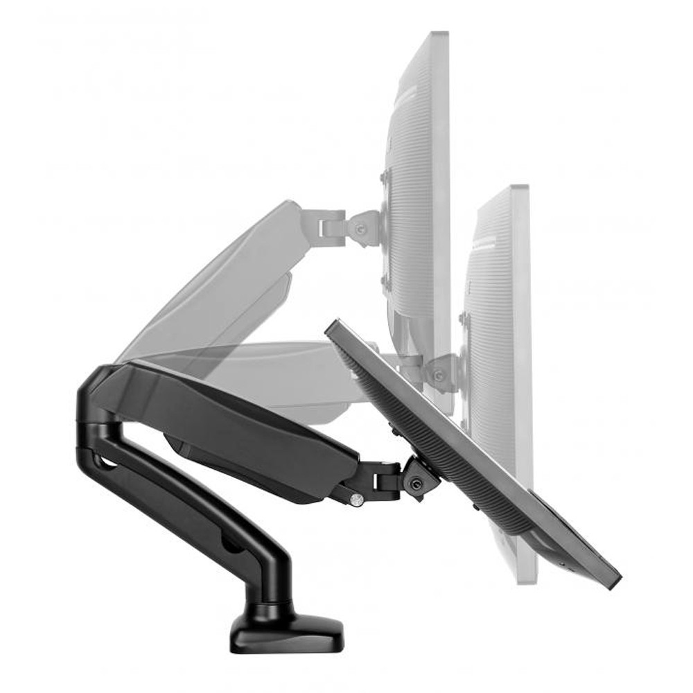 Techly ICA-LCD 514 flat panel bureau steun 68,6 cm (27") Zwart - Afbeelding 6
