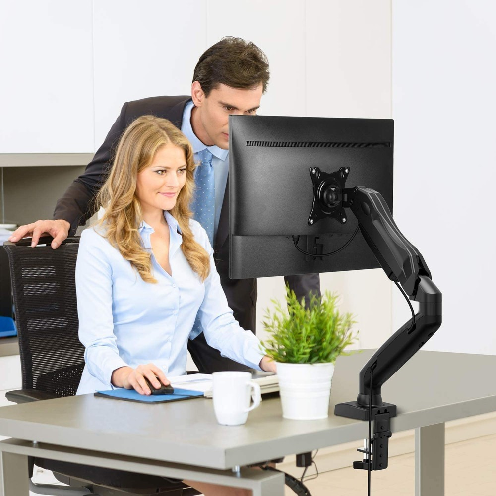 Techly ICA-LCD 514 flat panel bureau steun 68,6 cm (27") Zwart - Afbeelding 9