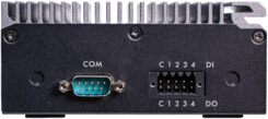 Shuttle Edge PC SPCEL03 , Intel Atom x6413E, 1x HDMI, 2x 2.5G LAN, 1x COM, DIO (4x in, 4x out), 3x USB, 2x M.2, 12-24V, ventilatorloos, 24/7, -20...60°C, incl. VESA & DIN-RAIL mount