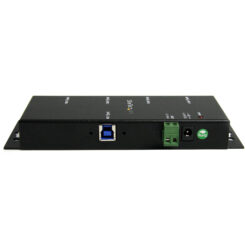 StarTech.com 4-Port USB 3.0 Hub (5Gbps) | Metalen industriële USB-A Hub | Wand- of Bureau-monteerbare USB Data Hub | TAA Compliant USB Extender Hub - Afbeelding 4