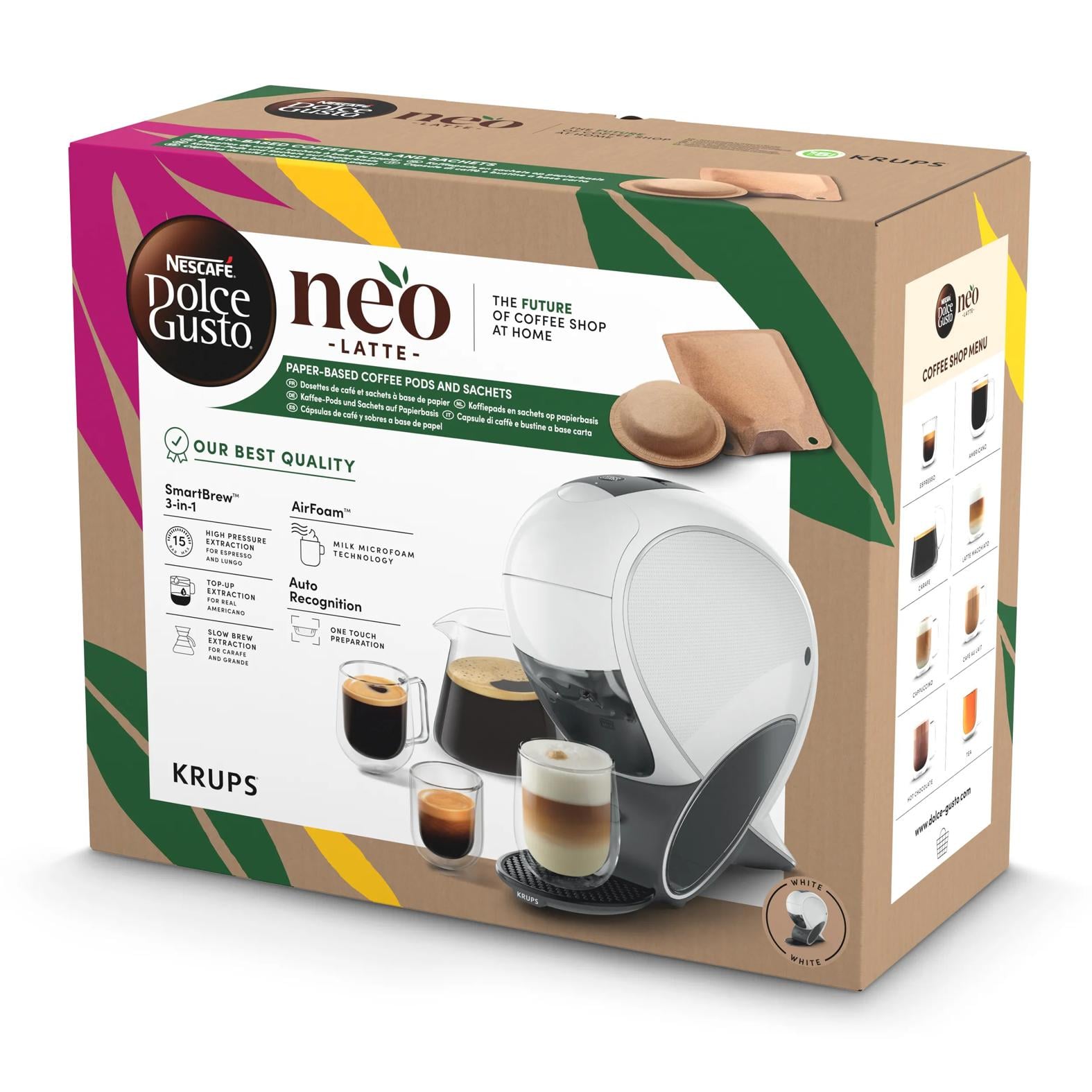 Krups NESCAFÉ DOLCE GUSTO NESCAFÉ® Dolce Gusto® YY5678 NEO Latte koffiemachine zwart - Afbeelding 3