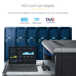 StarTech.com KVM-Console via USB 2.0 Draagbare Laptop Adapter - Afbeelding 9
