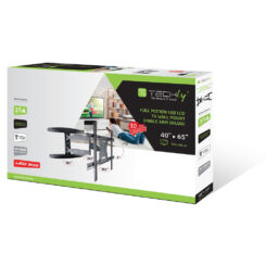 Techly ICA-PLB 171L tv-bevestiging 165,1 cm (65") Zwart - Afbeelding 3