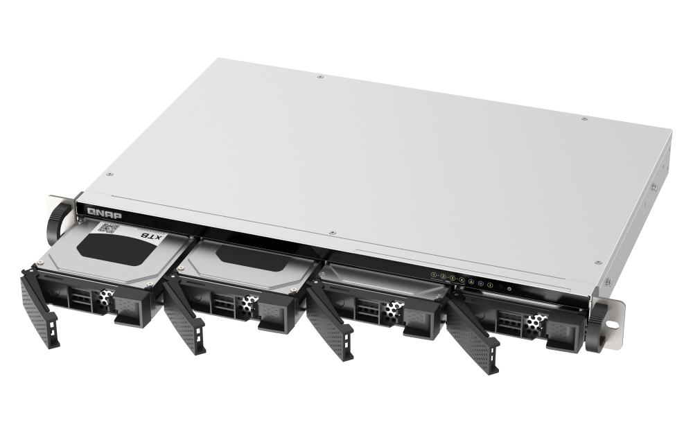 QNAP TS-433eU NAS Rack (1U) Cortex-A Cortex-A55 4 GB 0 TB QNAP Turbo System Zwart - Afbeelding 6