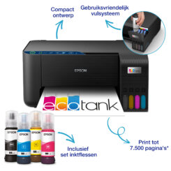 Epson EcoTank ET-2861 A4 multifunctionele Wi-Fi-printer met inkttank, inclusief tot 3 jaar inkt - Afbeelding 7