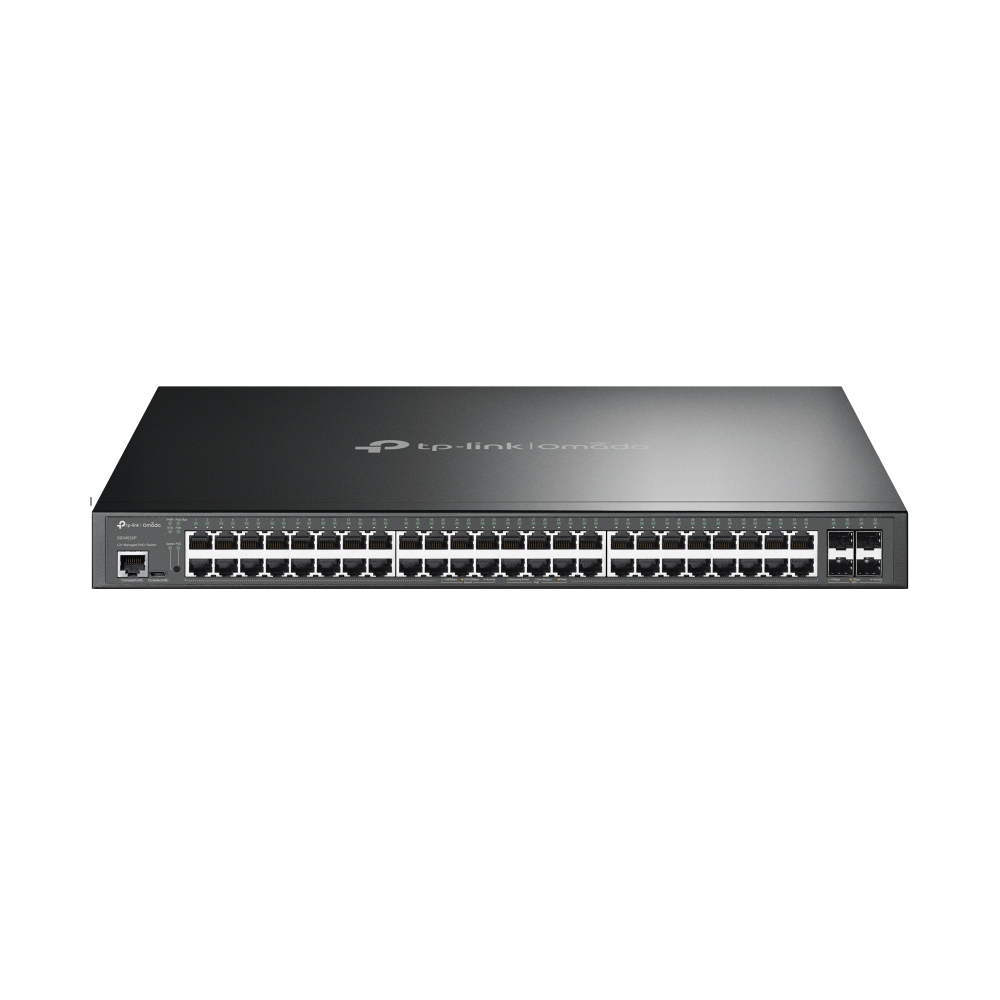 TP-Link Omada SG3452XP netwerk-switch Managed L2+ Gigabit Ethernet (10/100/1000) Power over Ethernet (PoE) 1U Zwart - Afbeelding 2