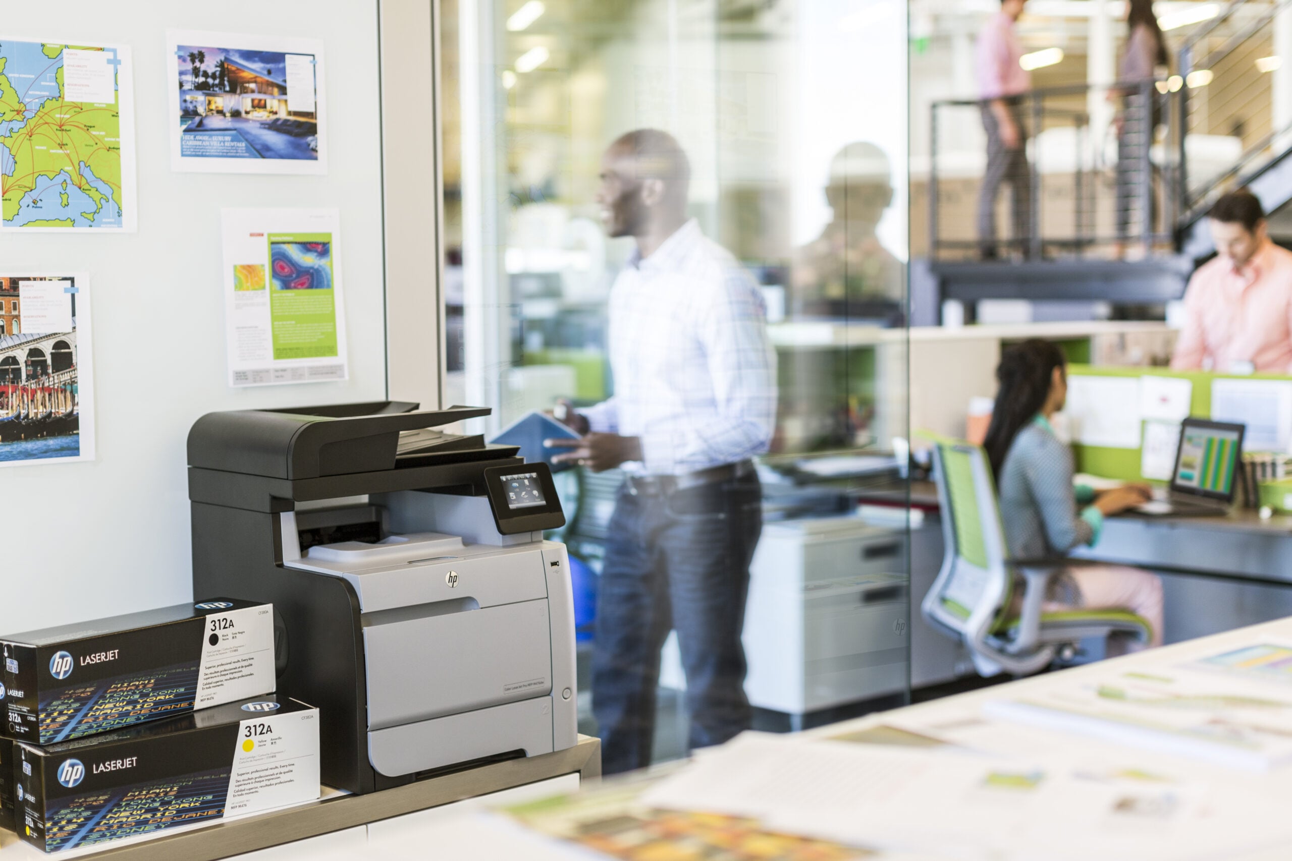 HP 312A gele LaserJet tonercartridge - Afbeelding 3