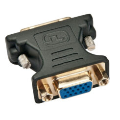 Techly IADAP DVI-8600T tussenstuk voor kabels DVI-A VGA Zwart - Afbeelding 4
