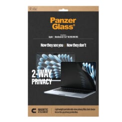 PanzerGlass ® Magnetic 2-Way Privacy Film Screen Protector MacBook Air 13.6" M5 | M4 | M3 | M2 Doorzichtige schermbeschermer 1 stuk(s) - Afbeelding 4