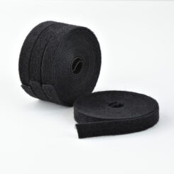 StarTech.com 4-pack 4,6m Klittenband Rol, 1,27cm Breed, Zwart, Cut-to-Size Herbruikbare Kabelbinders, Bulk Rol Hersluitbare Kabelbundel - Afbeelding 2