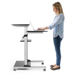 Techly ICA-TB TPM-3 staande bureau Zwart, Zilver - Afbeelding 6