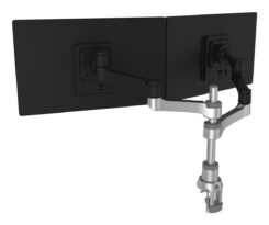 R-Go Tools Monitorarm R-Go Zepher, verstelbare dubbele monitorarm, 100% circulair, tot 8 kg draagvermogen, zwart - Afbeelding 3