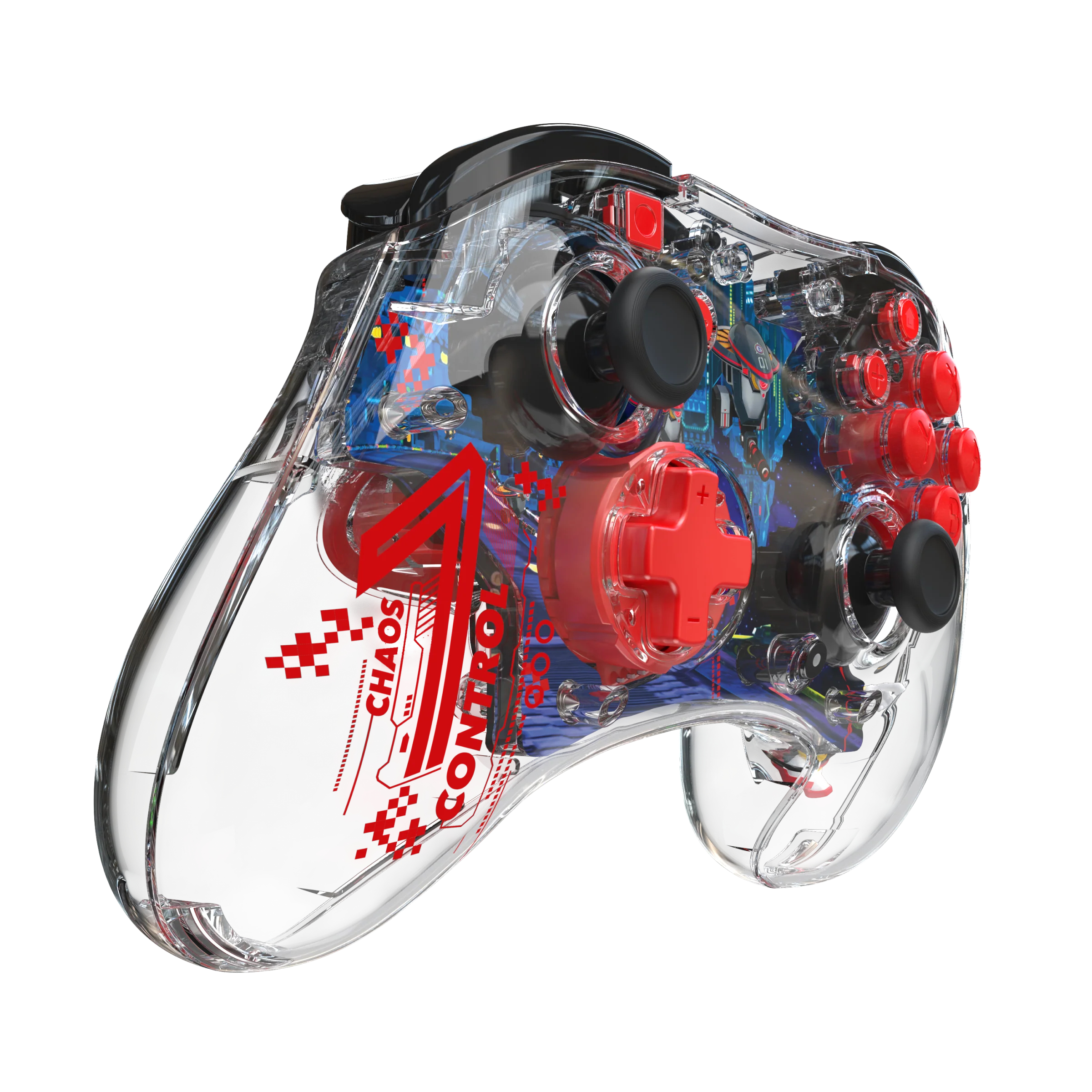 PDP Shadow Space Colony ARK REALMz Meerkleurig, Transparant USB Gamepad Nintendo Switch - Afbeelding 3