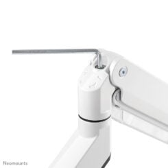 Neomounts NM-D775DXWHITE Monitorarm 10-32" - gasveer - Topfix - 180°-stop - Afbeelding 12